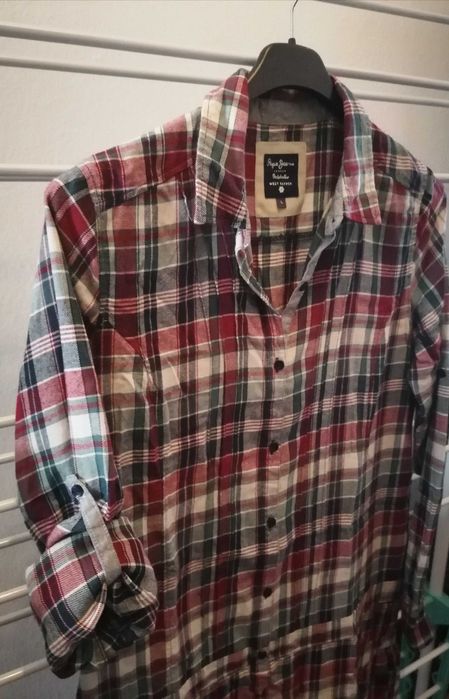 Vestido xadrez da Pepe Jeans