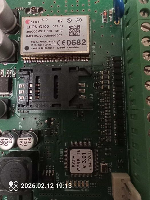 Satel  GPRS T6 moduł centarli, sterowanie, ALARM SMS
