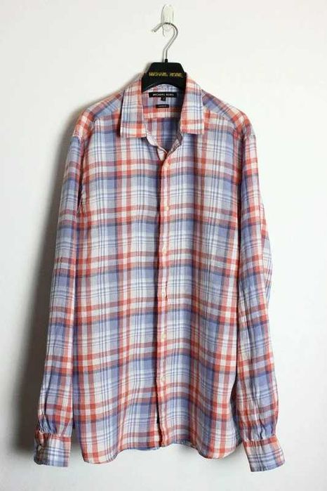 Lniana koszula Michael Kors XL classic fit len 100%