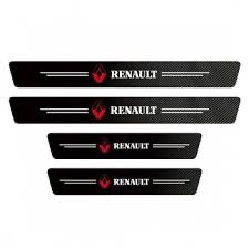 Карбонові наклейки на пороги, захист порогів, плівка карбон захисні