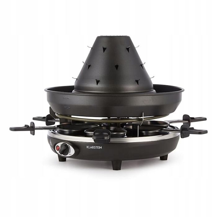 Raclette grill elektryczny Klarstein Taste Volcano czarny 1500 W