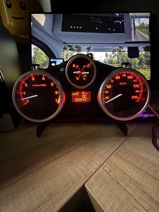 Licznik do gier - Peugeot 207