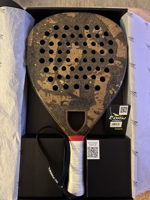 Raquete padel Cork Extreme Black