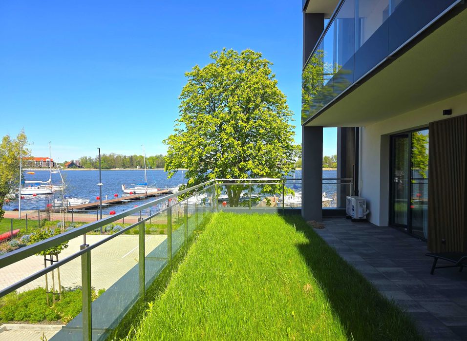 Marina Ostróda IV -super widok na jezioro, klima, ogród/taras, Ostróda