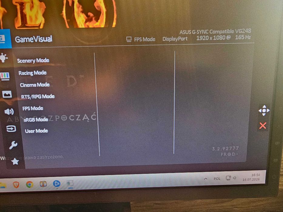 Monitor gamingowy Asus G-Sync VG248