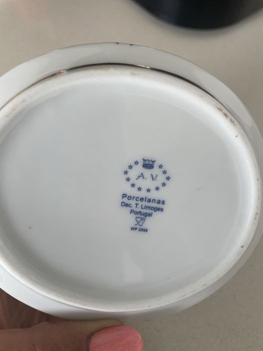 Serviço de café Limoges e outros