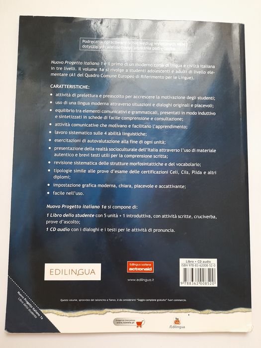 Włoski 1a. Nuovo Progetto italiano. Podręcznik