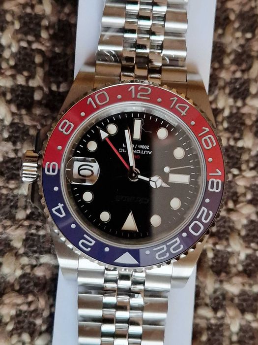 Nowy Cronos 41mm ceramika pepsi wz Master GMT.