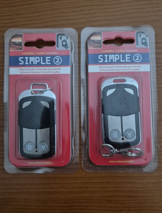 Comando de garagem Simple 2