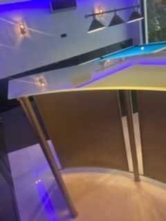 Barek ze stali nierdzewnej i szkła