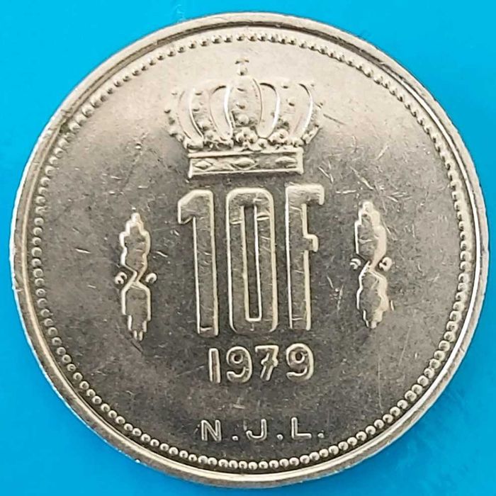 10 francos de 1979, Luxemburgo