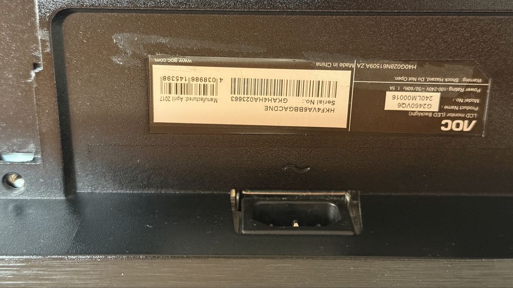 Monitor AOC 60Hz445988640539299841