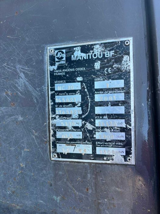 Wózek widłowy Manitou MC30, niski przebieg, stan b.dobry