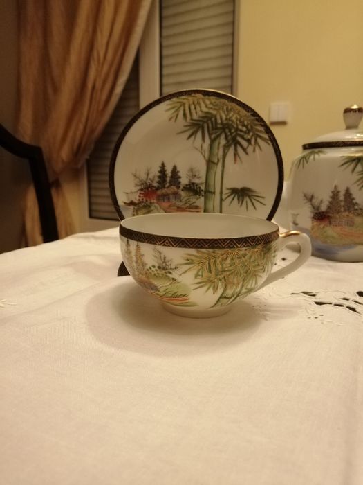 Serviço de chá Chinês casca de ovo