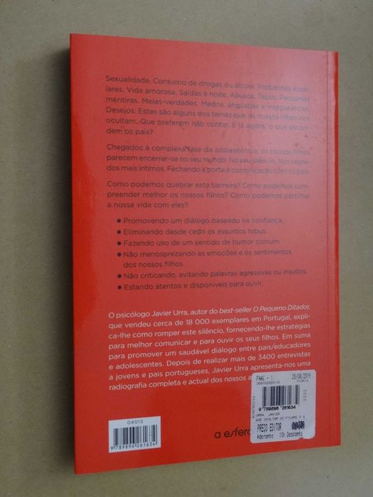 O Que Ocultam os Filhos - O Que Escondem...  de Javier Urra -1ª Edição