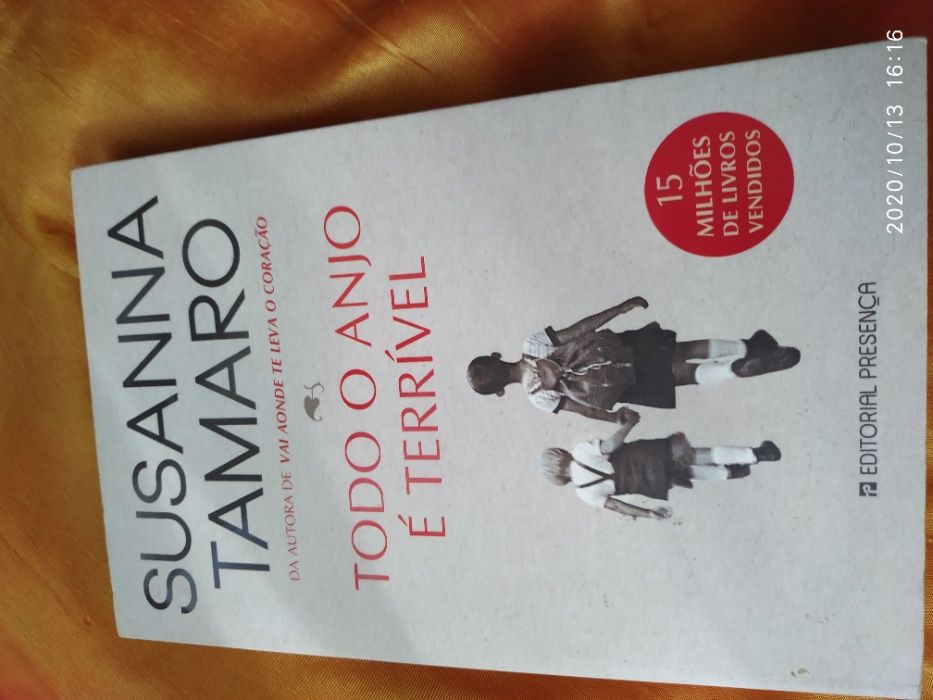 Livro "Todo o Anjo é Terrivel" de Susanna Tamaro