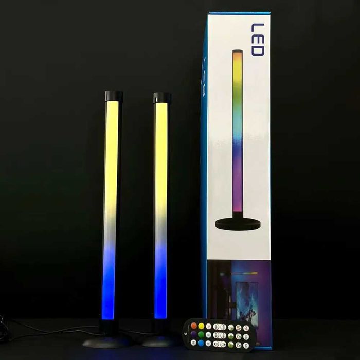 Кутовий LED торшер Ledox Design з пультом + програмне забезпечення. 330 колірних комбінацій. Різні види!