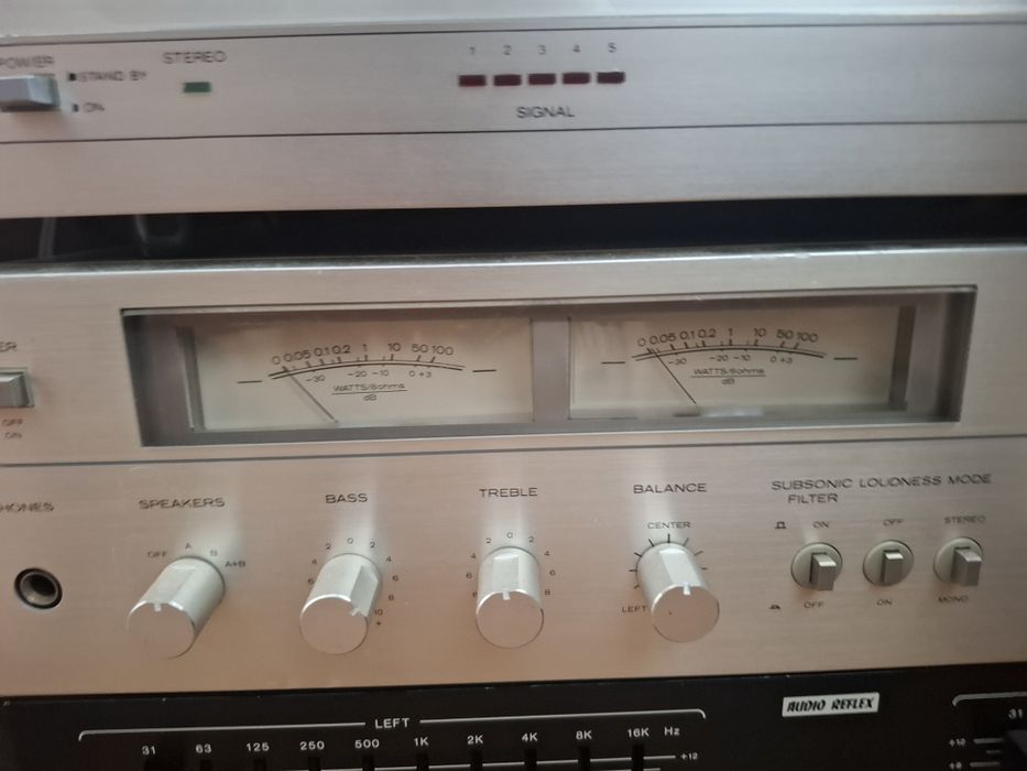 Scott hitachi audio reflex zestaw stereo