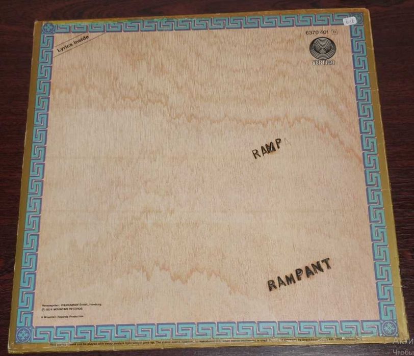 платівка Nazareth – Rampant