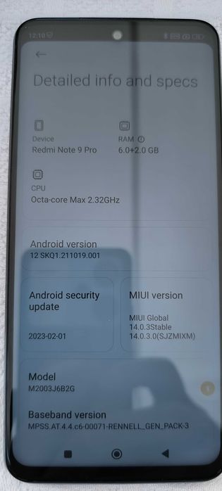 Xiaomi Redmi Note 9 Pro