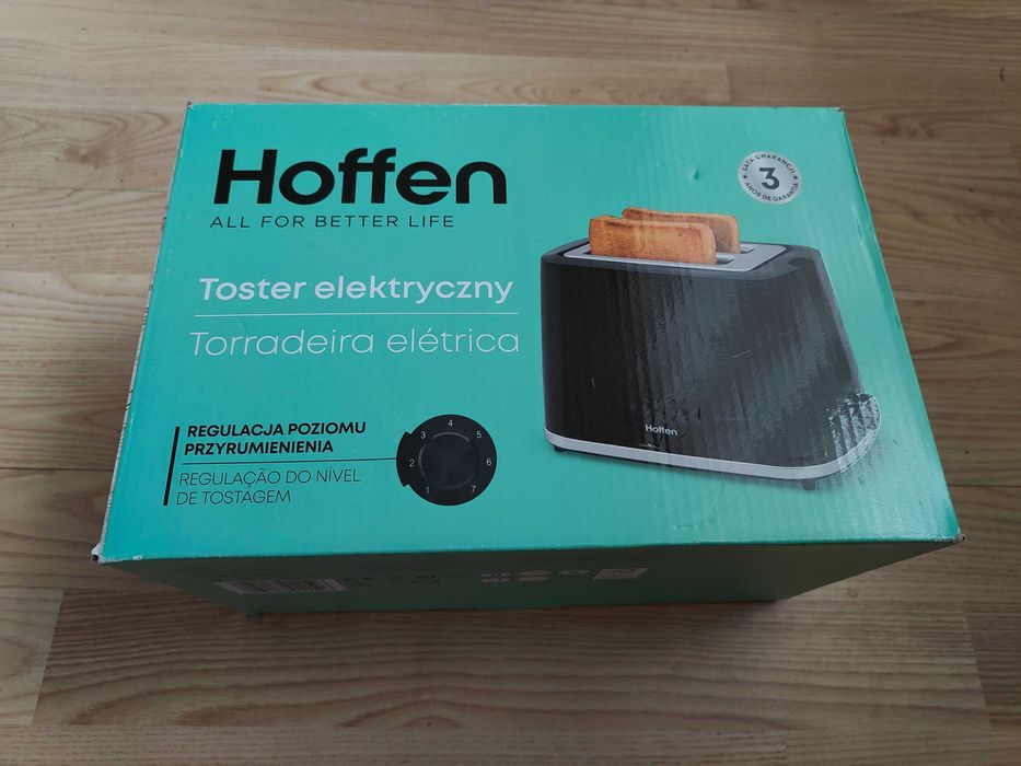 Toster elektryczny - czarny