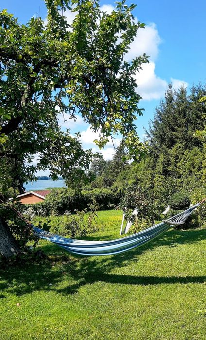 Domek na Mazurach nad jeziorem Dejguny