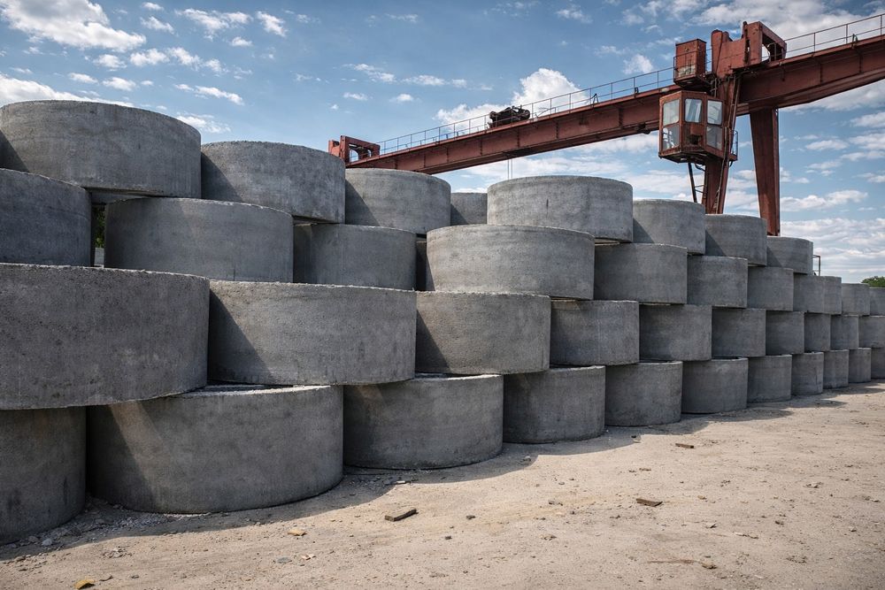 Септик бетонний для дому, встановлення під ключ М500(5.6,7.5,20)м3