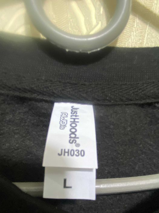Чоловічий теплий котоновий світшот на флісі just hoods, р.50-52