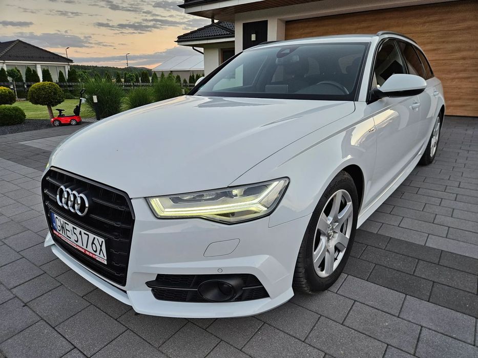 Audi A6 Avant 2.0TDI 190KM✅ S-line ✅ Leasing ✅ Kredyt ✅Quattro ✅Światła LED ✅ FV VAT