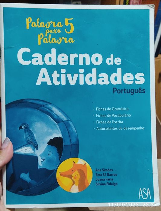 Cadernos de atividades e livro de catequese