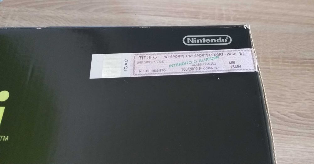 Caixa Nintendo Wii + manuais jogos Game Cube