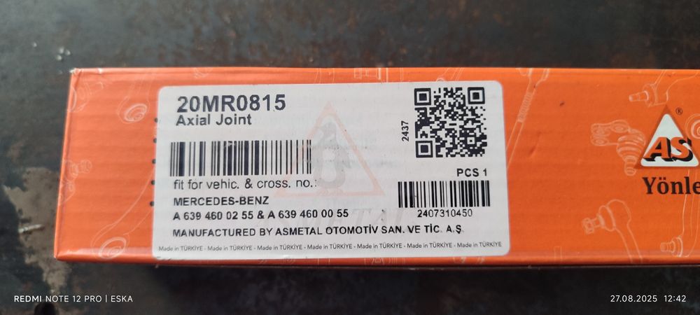 Рулевые тяги "ASmetal" Mercedes Vito 639, Мерседес Вито 639 #20MR0815