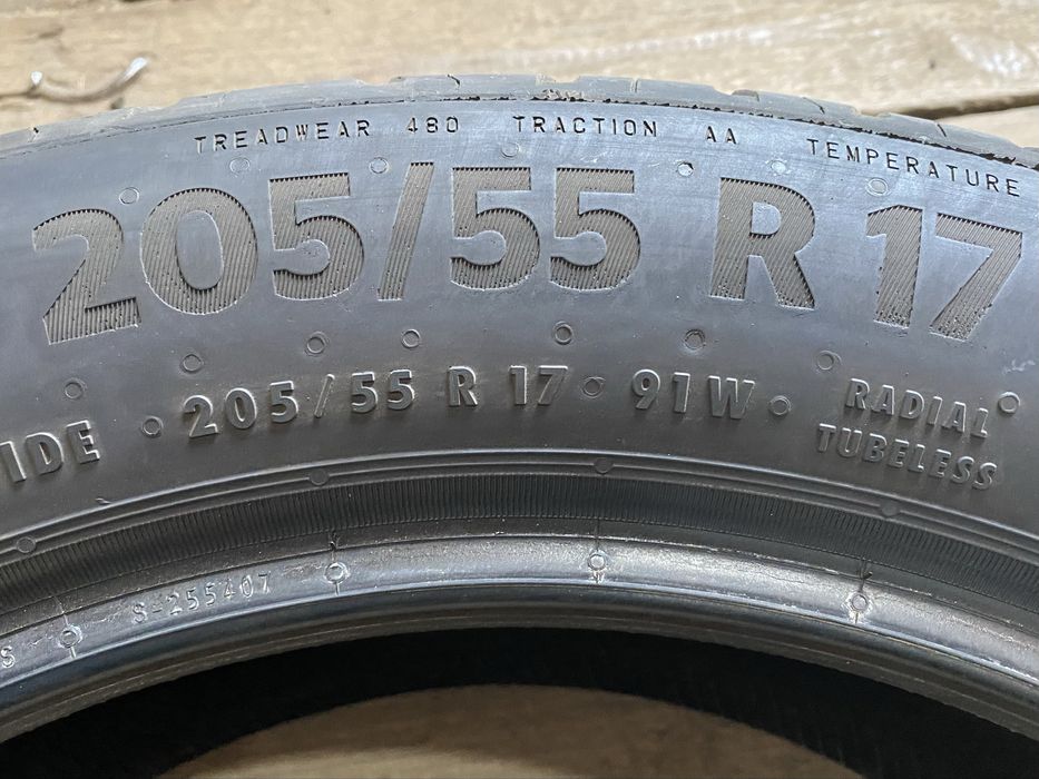 2 шт 205/55R17 Continental EcoContact6