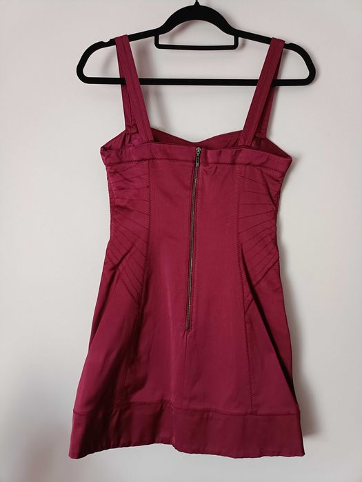 Vestido mango  bordeaux