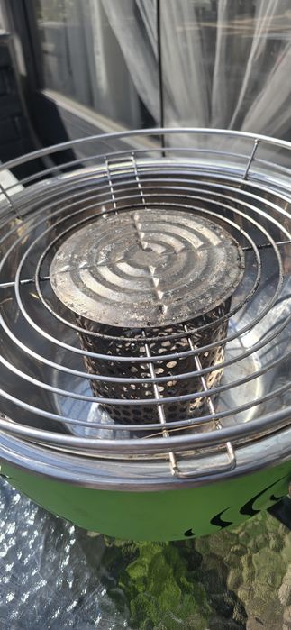 Grill bezdymny z torbą duży węglowy