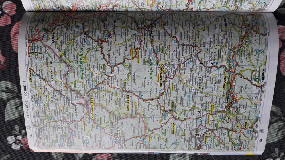 Atlas drogowy mapa Niemiec FALK
