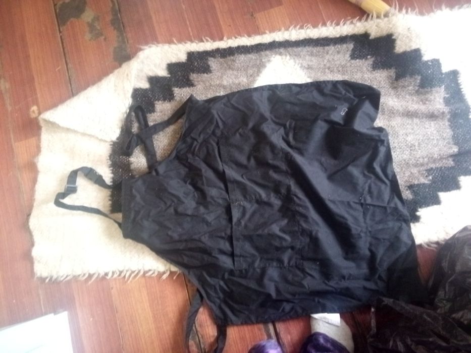 Фартук поварской черный Коттон новый