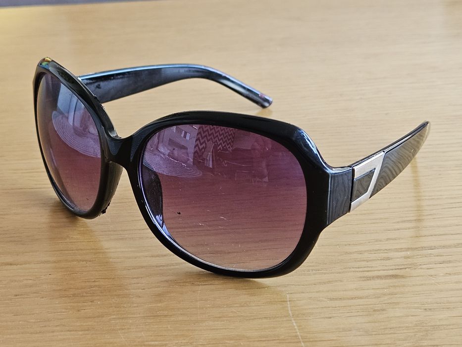 Okulary przeciwsłoneczne nowe UV400 2 sztuki czarne żółte +1 gratis