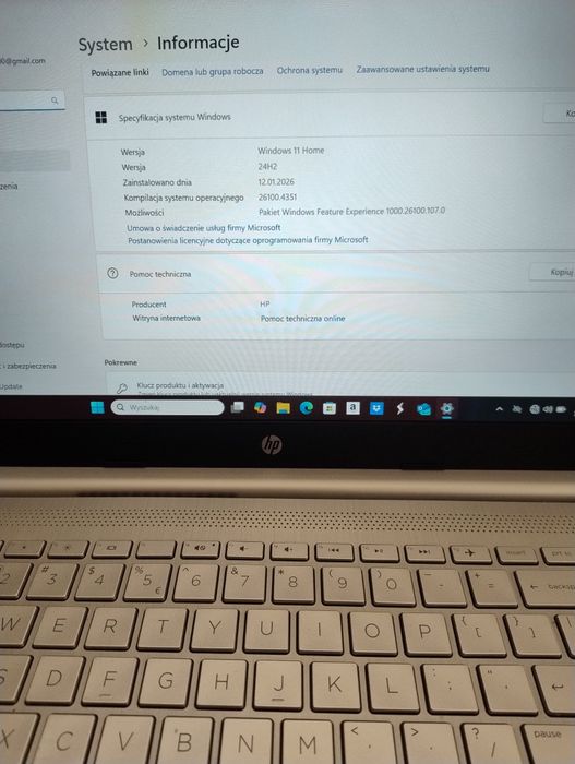 Laptop HP 14s-dq1033nw | i3 | 8 GB RAM | SSD 512 GB | Windows 11 | Sta