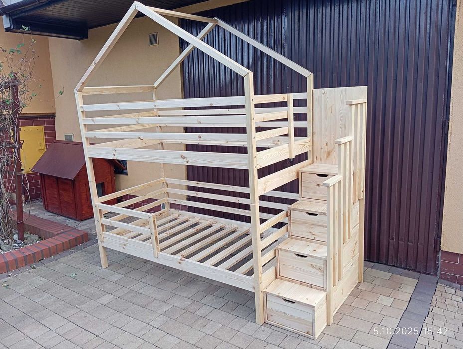 Nowe łóżko piętrowe Domek łóżka piętrowe producent wysyłka