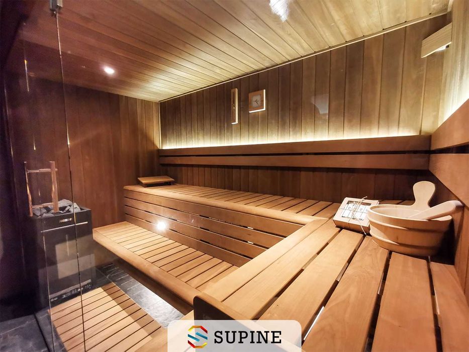 Sauna domowa drewniana kompletna kabina saunowa