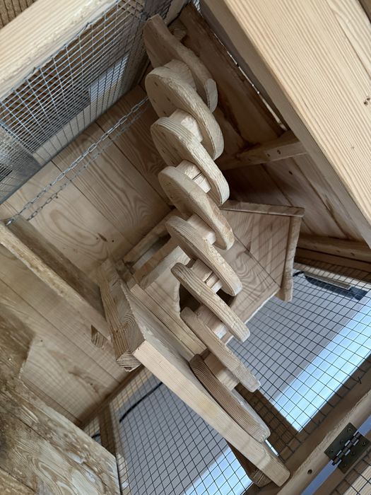 Woliera dla szynszyli - 210 cm - sosna