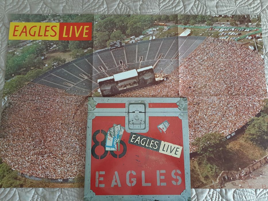 Eagles - Eagles Live - Europa - 2 x Vinil LP Com Poster