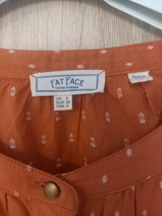 Oryginalna ruda bluzka z bufkami FAT FACE 8