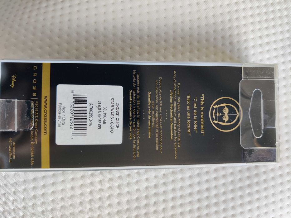 Caneta Nova Cross X Star Wars - C-3PO