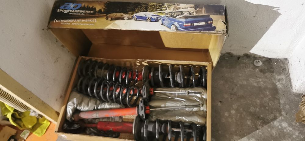 Suspensão Koni e molas Eibach Pro Street Audi a4 b5 sedan