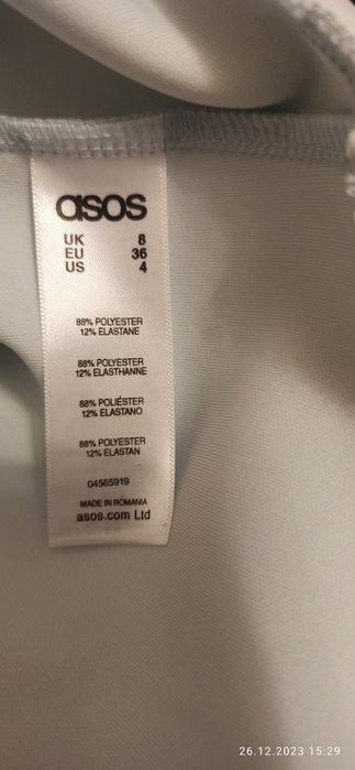 ASOS sukienka "rybka" 36