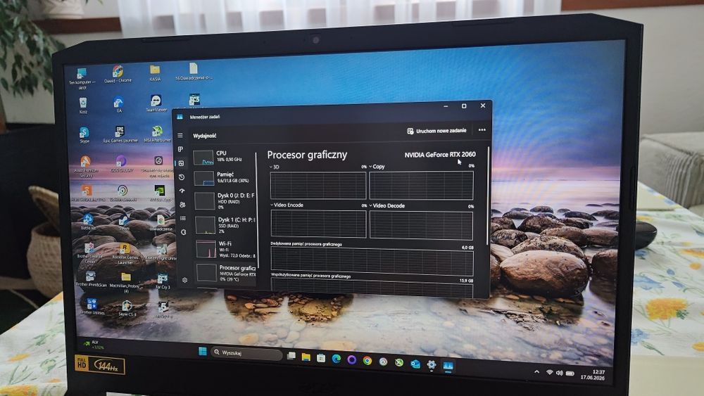 Laptop Acer Nitro 5 Rtx 2060