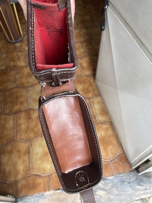Funda pele vintage para arma pararelos