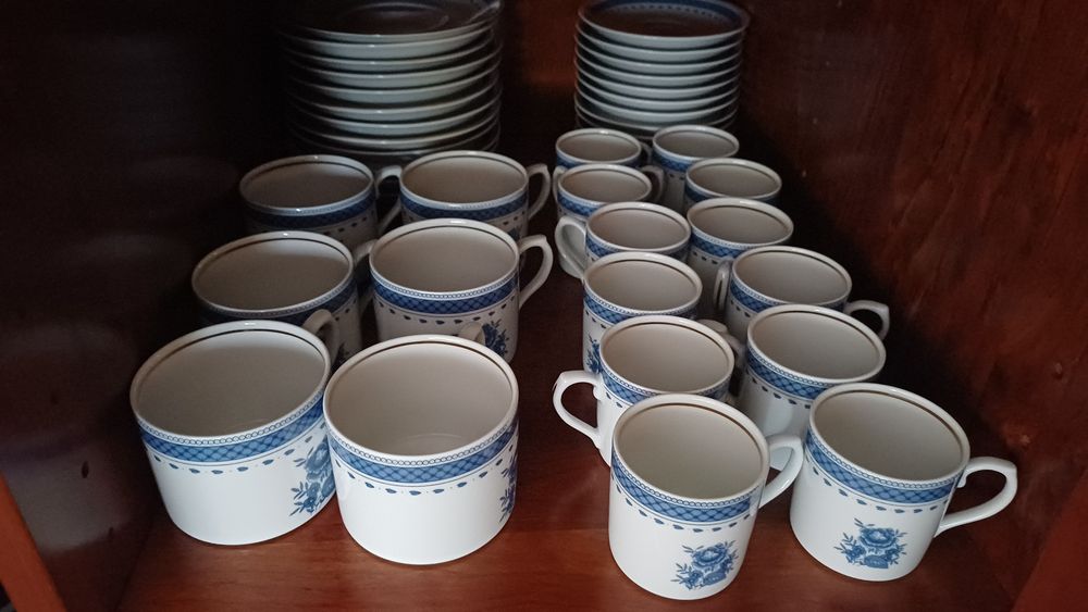 Serviço de chá e Serviço café Vista Alegre